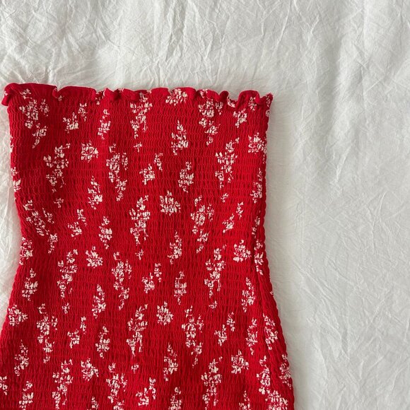 Reformation Red Tube Dress - Picture 7 of 7